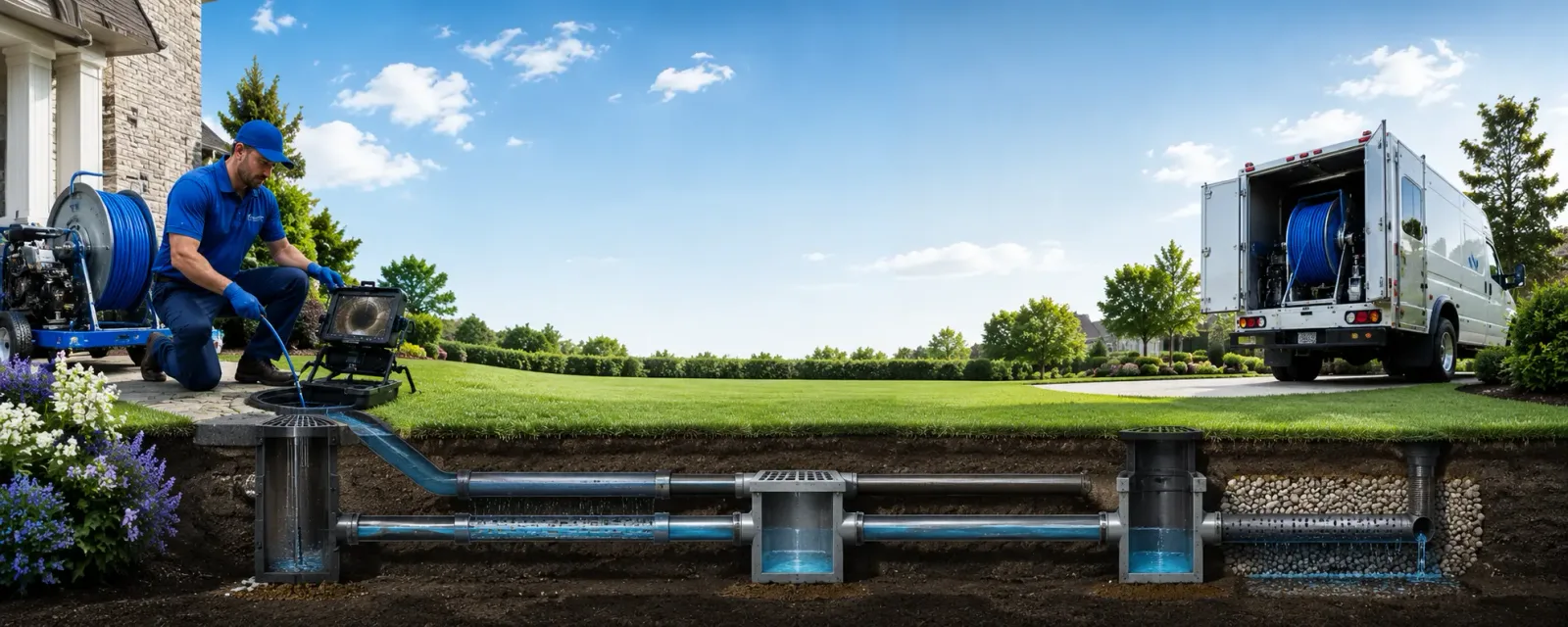 Outdoor drain cleaning information for Troy, IN